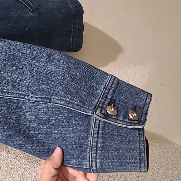 Christine Alexander Embellished Denim Jacket – Size 2X EUC - Picture 6 of 9